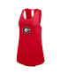 Фото #2 товара Women's Red Georgia Bulldogs Primetime Open Back Tank Top