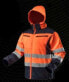 Фото #1 товара Куртка рабочая предупреждающая Neo Softshell с капюшоном оранжевая размер L (81-701-L)