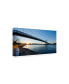 Фото #2 товара David Ayash Sunset under the RFK Bridge NYC Canvas Art - 36.5" x 48"