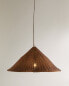 Rattan ceiling lamp