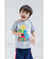 Toddler Boys Elmo's Book of Friends 2 Pack T-Shirts and Board Book Set to (12 Months - 7-8)