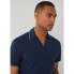 HACKETT Piped Trim Texture short sleeve polo