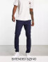 ASOS DESIGN skinny chinos in navy