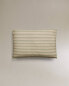 Фото #8 товара Striped cotton linen pillowcase