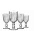 Фото #1 товара Carson Modern Vintage Red Wine Glasses, Set of Four