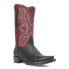 Фото #2 товара Dingo Rio Lobo Embroidered Snip Toe Cowboy Mens Black Casual Boots DI154-001