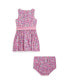 ფოტო #2 პროდუქტის Baby Girls Floral Cotton Poplin Dress