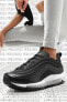 Фото #1 товара Air Max 97 Reflector Leather Sneaker Hakiki Deri Reflektörlü Günlük Spor Ayakkabı Siyah