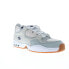Фото #4 товара DC Kalis OG Cafe ADYS100750-LGR Mens Gray Leather Skate Sneakers Shoes