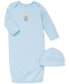 ფოტო #1 პროდუქტის Baby Boys Cute Bear Hat and Gown, 2 Piece Set