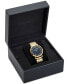 ფოტო #4 პროდუქტის Unisex Swiss Gold Ion Plated Stainless Steel Bracelet Watch 40mm