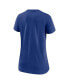 ფოტო #4 პროდუქტის Women's Royal New York Giants Hometown Collection Tri-Blend V-Neck T-shirt