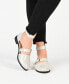 ფოტო #6 პროდუქტის Women's Constance Wide Width Double Buckle Flats