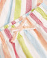 Фото #3 товара Костюм для малышей First Impressions Пляжный набор с полосатой шапкой, топом и шортами, 3 предмета, в Macy's