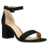 CL by Laundry Jody Block Heels Ankle Strap Womens Black Dress Sandals JODY-BLK