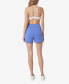 ფოტო #4 პროდუქტის Women's Fold Over Waistband Lounge Relaxed Fit Shorts