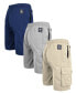 Фото #21 товара Men's Moisture Wicking Performance Quick Dry Cargo Shorts-3 Pack