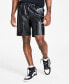 Фото #1 товара Men's Jax Faux Leather 7" Shorts, Created for Macy's