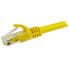 Фото #4 товара StarTech.com 15m CAT6 Ethernet Cable - Yellow CAT 6 Gigabit Ethernet Wire -650MHz 100W PoE RJ45 UTP Network/Patch Cord Snagless w/Strain Relief Fluke Tested/Wiring is UL Certified/TIA - 15 m - Cat6 - U/UTP (UTP) - RJ-45 - RJ-45