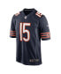 Фото #3 товара Men's Rome Odunze Navy Chicago Bears 2024 NFL Draft First Round Pick Player Game Jersey