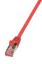 Фото #2 товара LogiLink Cat.6 S/FTP, 1.5m сетевой кабель 1,5 m Cat6 S/FTP (S-STP) Красный CQ2044S