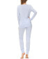 ფოტო #3 პროდუქტის Women's 2pc Loungewear Set