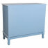 Chest of drawers Alexandra House Living Blue Rattan Fir wood MDF Wood 38 x 80 x 90 cm