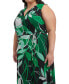 Фото #5 товара Plus Size Sleeveless Printed Midi Dress