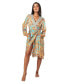 ფოტო #1 პროდუქტის Women's Short Belted Wrap Cape Dress