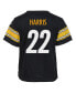 Фото #2 товара Toddler Boys and Girls Najee Harris Black Pittsburgh Steelers Game Jersey