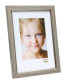 Deknudt S46AD1 - Resin,Wood - Silver - Single picture frame - 20 x 30 cm - Clip-Fix - Landscape/Portrait