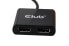 Фото #4 товара Club 3D MST Hub USB3.1 (Gen1) Type C to DisplayPort™ 1.2 Dual Monitor - 2x DisplayPort - USB 3.1 Type C - Black - 12 bit - 60 Hz - 0.29 m