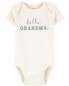 Baby Hello Grandma Announcement Bodysuit 3M