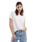 Monki super soft t-shirt in white