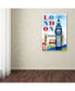 Lisa Powell Braun 'London' Canvas Art - 19" x 12" x 2"
