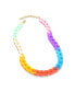 ფოტო #1 პროდუქტის Women's Multicolor Colorblock Chainlink Necklace