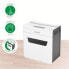Фото #10 товара Esselte Leitz IQ Protect Premium Paper Shredder 3M P5 - Micro-cut shredding - 10 L - Touch - 3 sheets - P-5 - Grey - White