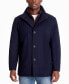 Фото #3 товара Men's Wool-Blend Layered Car Coat, Created for Macy's