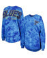 ფოტო #2 პროდუქტის Women's Blue St. Louis Blues Crystal-Dye Long Sleeve T-shirt