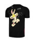 Men's Black Looney Tunes Bugs Boogey T-Shirt Черный, L - фото #2