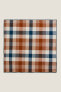 Фото #3 товара Pack of check cotton linen napkin (pack of 4)