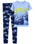 Фото #5 товара Kid 2-Piece Racing 100% Snug Fit Cotton Pajamas 8