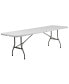 Фото #1 товара 8-Foot Bi-Fold Plastic Banquet And Event Folding Table With Carrying Handle