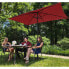 Фото #5 товара Пляжный зонт прямоугольный с куркой 200 x 300 см бордовый Uniprodo