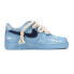 【定制球鞋】 Nike Air Force 1 Low 牛仔系列 丹宁水洗做旧 蓝天白云 低帮 板鞋 男款 蓝色 / Кроссовки Nike Air Force CW2288-111