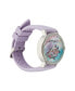 ფოტო #3 პროდუქტის Women's Quartz Light Purple Silicone Strap Watch 38mm