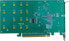 Kontroler Highpoint PCIe 3.0 x16 - 4x M.2 PCIe NVMe (SSD7104)