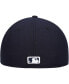 Фото #3 товара Men's Navy Milwaukee Brewers Logo White 59FIFTY Fitted Hat