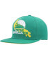 Фото #1 товара Men's Green Seattle SuperSonics Hardwood Classics Paint By Numbers Snapback Hat