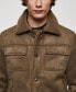 ფოტო #7 პროდუქტის Men's Shearling-Lined Jacket